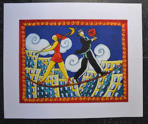 Jacques Tange - A Little Romance - Zeefdruk kopen? Bied vanaf 1!