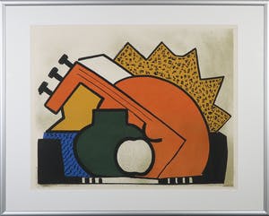 Wil Klaassen - Zeefdruk, Zonder titel VI - Ingelijst kopen? Bied vanaf 1!