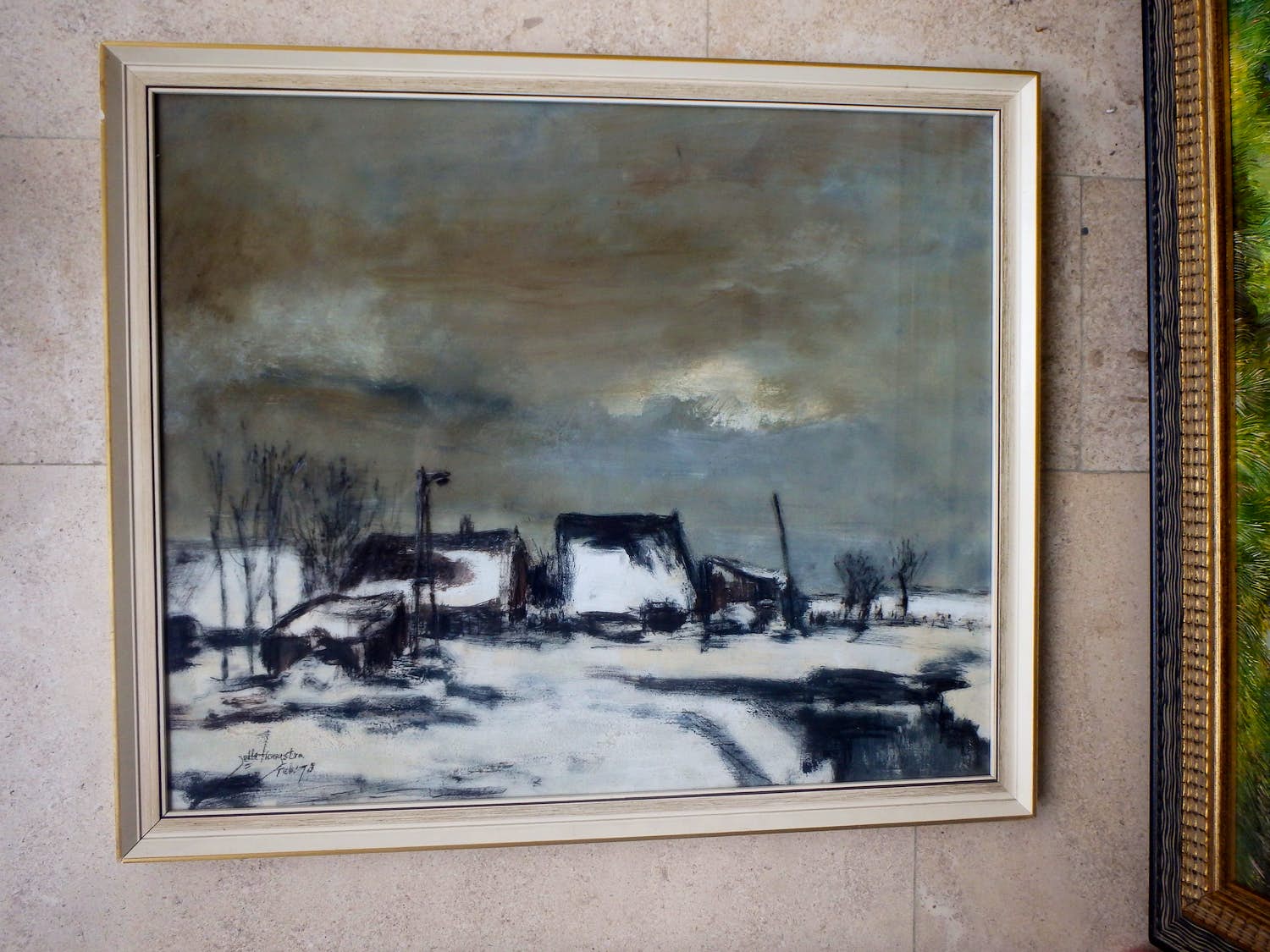 Jelle Hoogstra - Boerderijen in de winter verkocht voor € 75!