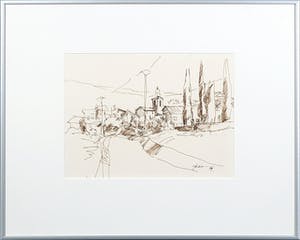 Piet Snoeren - Pentekening, Rousson kopen? Bied vanaf 1!