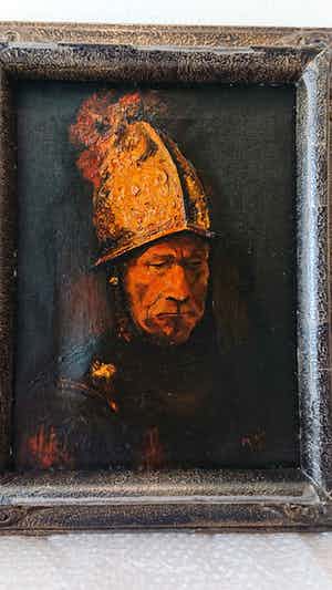 Matthijs Maris - Man met de Gouden Helm (naar Rembrandt) verkocht voor € 150!