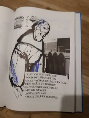 Herman Brood - Woedend licht uit 2000, inclusief zeefdruk, ingelijst kopen? Bied vanaf 100!