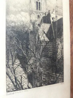 Pieter Dupont - Toren van de Oude Kerk in Amsterdam kopen? Bied vanaf 600!