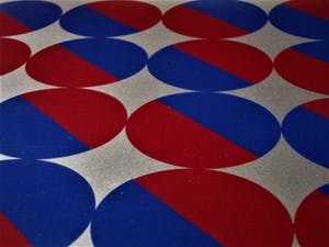 Rob Schotman - Intrigerend jaren 60 PoP Art Litho - variaties op een cirkel - gesigneerd kopen? Bied vanaf 10!