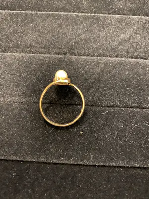 Rose Gouden Slagring met parel kopen? Bied vanaf 130!