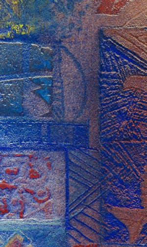 Chabab Tayefeh Mohajer - Gemengde techniek op doek, Entre deux lacs kopen? Bied vanaf 1!