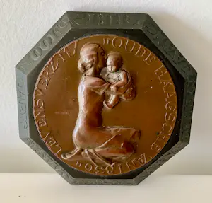 Toon Dupuis - Jubileum penning/pressepapier kopen? Bied vanaf 95!