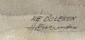 Hen Euverman - Aquarel, Ile d'Oleron kopen? Bied vanaf 1!