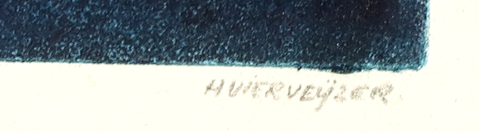 Henk Vierveijzer - Ets, Skelet kopen? Bied vanaf 1!