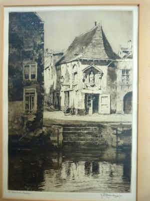 Hendrikus Roodenburg - 't- Oude Hoekje, Mechelen. verkocht voor € 45!