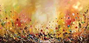 Gena - Colorful Flowers verkocht voor € 350!