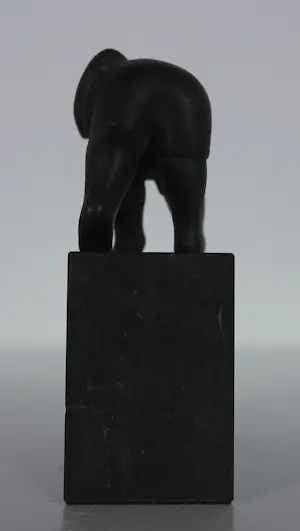 Jan Pieter Leeuwenburgh - Set van drie bronzen beeldjes, Hardloper, Worstelaars en Zwanger kopen? Bied vanaf 300!