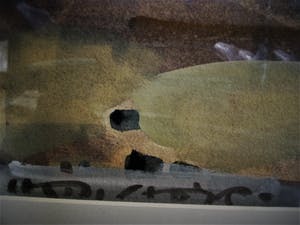 Hein Stork - GROTE impressionistische Gouache "Landschap Ruinen Drenthe" gesigneerd kopen? Bied vanaf 10!