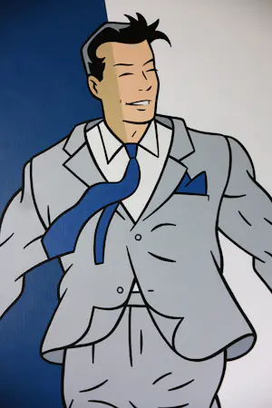 Luc Verschuuren - Acryl op doek, Francois au Japonais (Zeer groot) kopen? Bied vanaf 400!