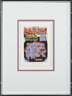 Jan Henderikse - Unieke Collage - Lottery Card in showcase + Art Book : ZERO kopen? Bied vanaf 290!