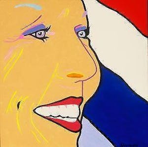 Shunyam - Kleurenzeefdruk RED--WHITE AND BLUE Handgesigneerd. kopen? Bied vanaf 1!