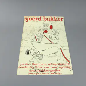 Sjoerd Bakker - collectie van vijf tentoonstellingsaffiches kopen? Bied vanaf 50!