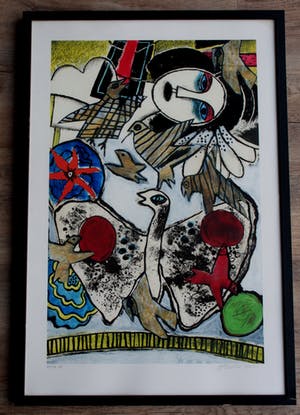 Corneille - Zeefdruk, L'Oiseau Papillon kopen? Bied vanaf 299!