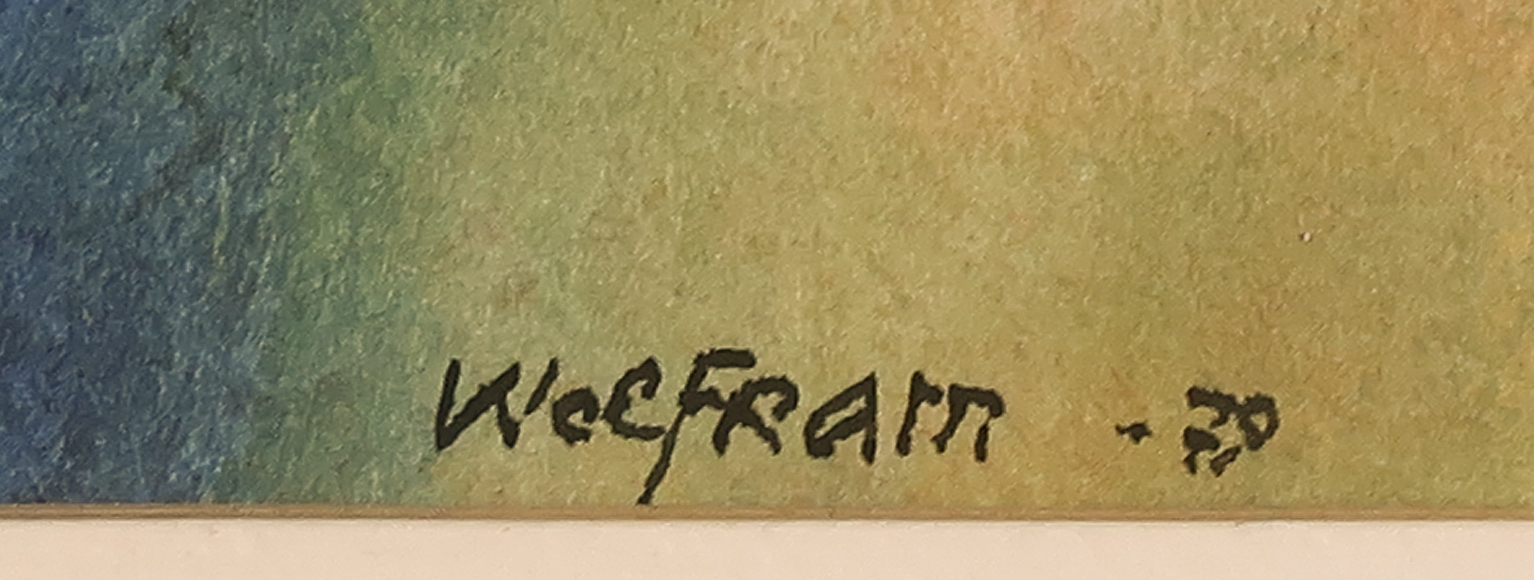 Wolfram Aichele - Gouache, Zonder titel kopen? Bied vanaf 1!