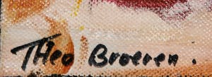 Theo Broeren - Acryl op Doek, Zonder titel kopen? Bied vanaf 1!