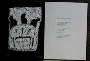 Jeroen Krabbé - Zeefdruk + gedicht: Alles bleef zoals het niet was - 1992 kopen? Bied vanaf 59!