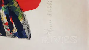 Karel Appel - litho EA, gesigneerd r.o. en '66 kopen? Bied vanaf 575!