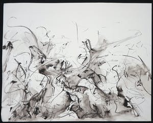 Niet of onleesbaar gesigneerd - Gemengde techniek op papier, Zonder titel kopen? Bied vanaf 1!