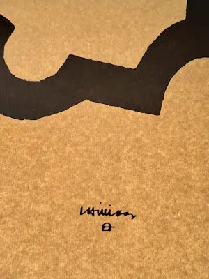 Eduardo Chillida - Offset-Lithographie auf Kraft-Papier 1980 kopen? Bied vanaf 120!