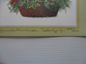 Janneke Brinkman-Salentijn - Litho, Bloemen. kopen? Bied vanaf 10!