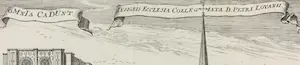 Jacobus Harrewijn - Gravure, Omnia Cadunt Insignis Ecclesia Collegiata D. Petri Lovanii kopen? Bied vanaf 20!