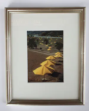 Christo - 3 gesigneerde Taschen kaarten - ingelijst - 27 x 22 cm kopen? Bied vanaf 375!