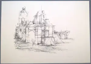 Dirkje Kuik - gezichten op Utrecht - 10 litho's kopen? Bied vanaf 425!