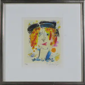 Kees Salentijn - Litho, Zonder titel - Ingelijst kaufen? Bieten Sie von 40!