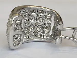 18 kt Witgouden Creolen met diamanten ca  2. 00 ct kaufen? Bieten Sie von 1500!