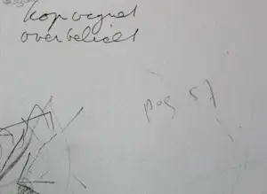 Dirkje Kuik - Inkttekening: uit boek "De nachtcactus bloeit - 1982 kopen? Bied vanaf 75!