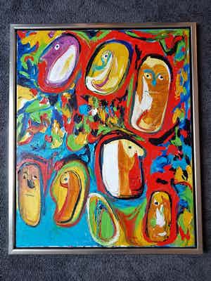 Finn Pedersen - Stille Wind 2002 | Olieverf op doek verkocht voor € 300!