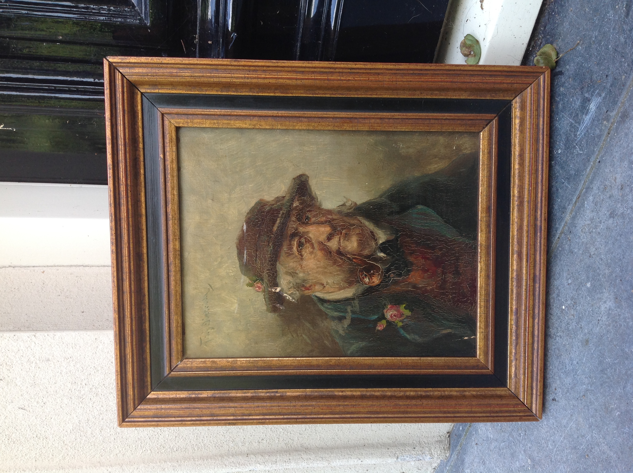 Franz Xaver Dietrich - pijprokende man  kopen? Bied vanaf 1!