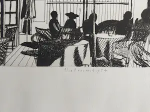 Herman Berserik - Scheveningen -gesigneerde ets kopen? Bied vanaf 199!