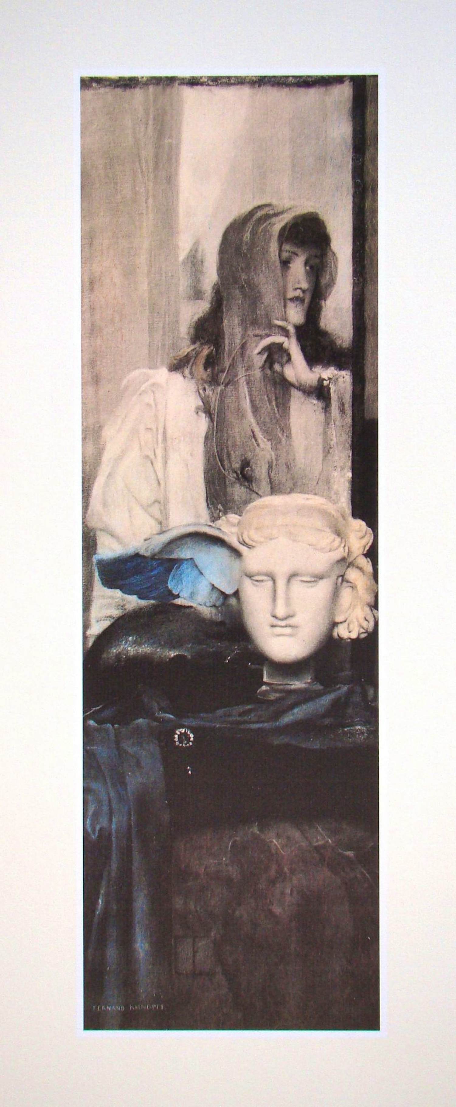 Fernand Khnopff - Een blauwe vleugel, 1894 - Offsetlithografie - 2003 kopen? Bied vanaf 100!