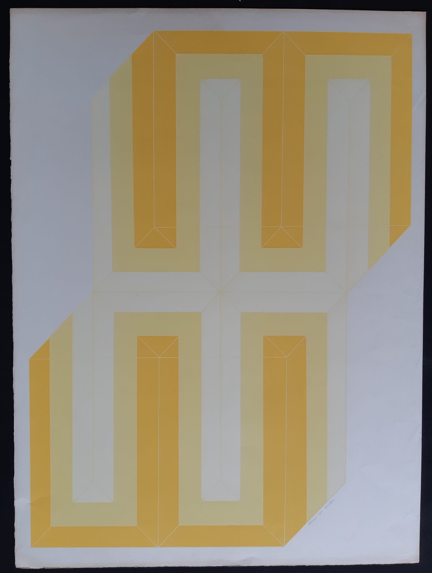 Ronald Abram - Abstracte compositie kopen? Bied vanaf 25!