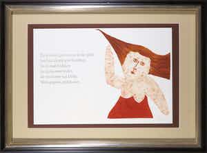 Reinhoud D'Haese - Aquatint uit de portfolio Impromptu - Ingelijst verkocht voor € 1!