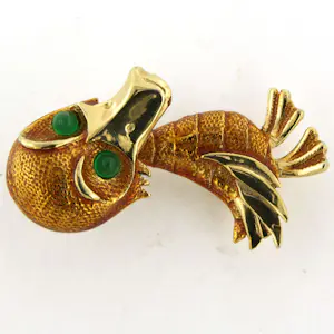M. BOUCHER onedele broche in een vorm van een eend kopen? Bied vanaf 110!