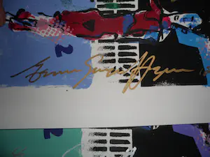 Espen Hagen - Gr Zeefdruk (50x135 cm) GOING TO WORK Hand gesigneerd kopen? Bied vanaf 50!