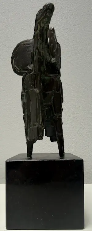 Eric Claus - bronzen sculptuur | 'De wachter' | 1983 kopen? Bied vanaf 500!