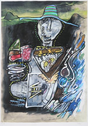 Hugo Claus - Litho, Vogelverschrikker kopen? Bied vanaf 1!