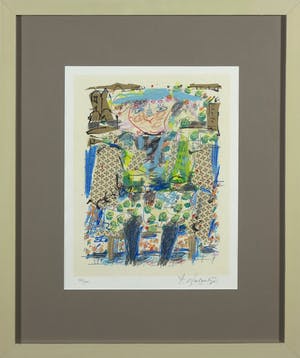 Kees Salentijn - Zeefdruk, Antonia - Ingelijst kopen? Bied vanaf 50!