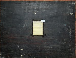 Remmet Ouwejan - Schelp, vogelschedel en fles - olieverf op paneel kopen? Bied vanaf 1!