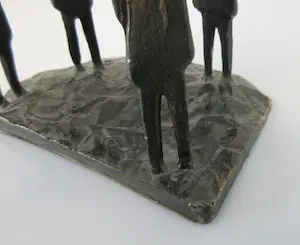 Corry Ammerlaan - Verbronsd beeldje met vijf figuren kopen? Bied vanaf 1!