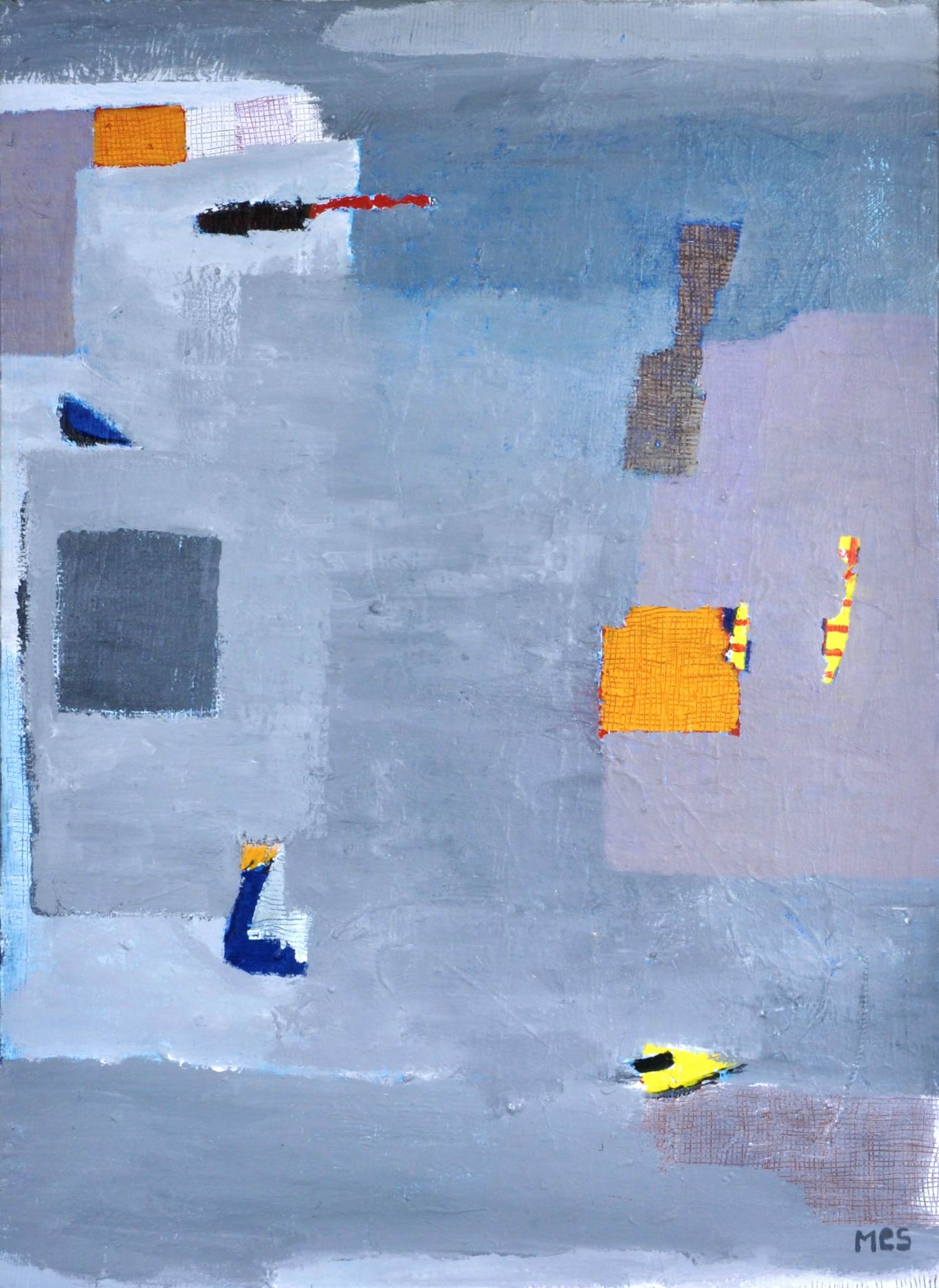 Anna Mes - Gemengde techniek op doek - 150x110 cm kopen? Bied vanaf 150!