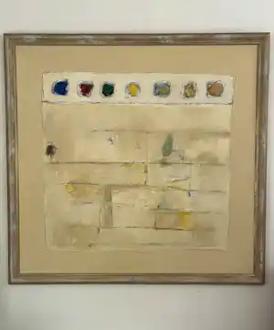 Piet Zegveld - KOMPOSITIE UIT HET LANDSCHAP (GROOT WERK!) vendu pour 500€ !